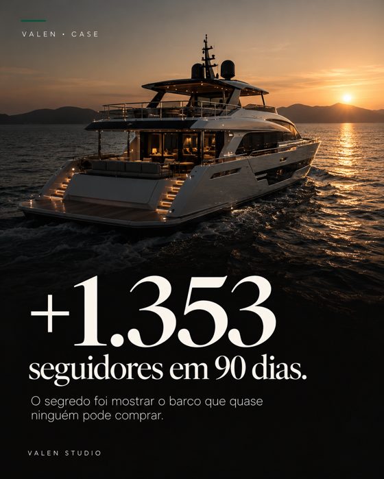 Capa do case Atlantic no feed da Valen